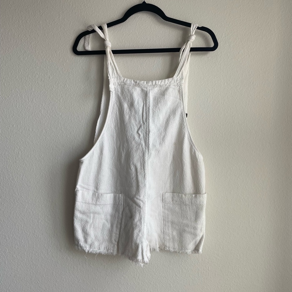 Zara Cream Tie-Strap Romper